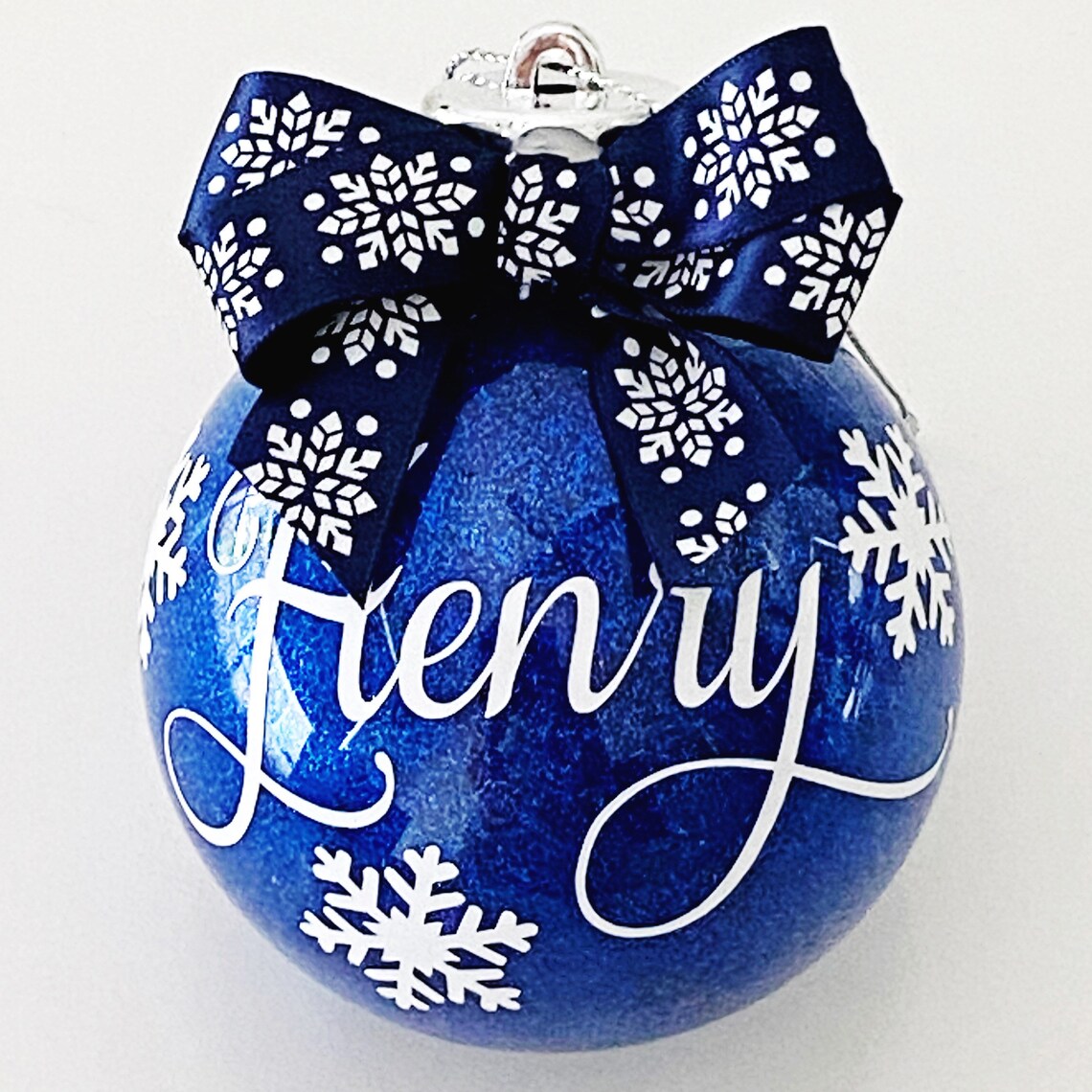 Premium Personalised Christmas Baubles Etsy