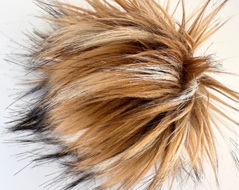 Fox Badger Faux Fur Pom Pom