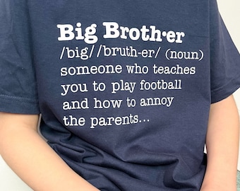 Big Brother Funny Definition T Shirt, Big brother Gift, Funny kids tee, cute kids shirt, cute kids clothes, boys sibling t-shirt