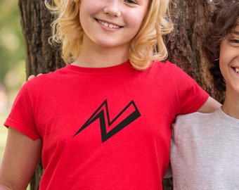 Regalo de camiseta Lightning Bolt para niños, camiseta Lightning Bolt, camiseta Thunder Bolt, camiseta Flash, camiseta Lightning para niños pequeños, camiseta rockera retro para bebé