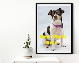 Print and Frame Anything Framed Print, Print your own Artwork, poster or photos Custom printing Service, custom image in frame art print