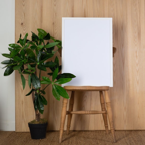 Large cheap white frame