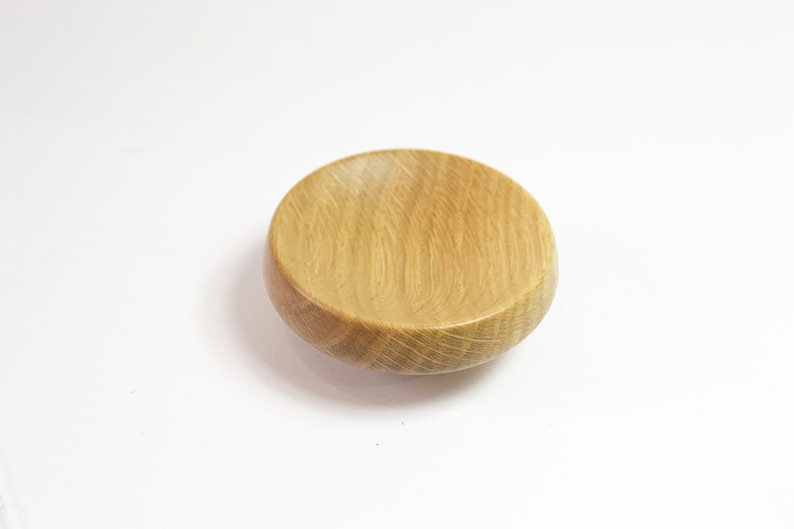 Large Oak Wood Knob Minimalist handle Modern pulls Etsy