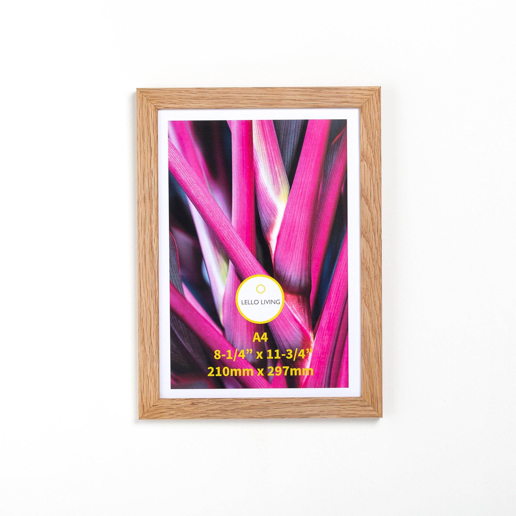 Solid Oak Picture Frame A5 A4 A3 A2 Wood Frame Oak Photo Etsy UK