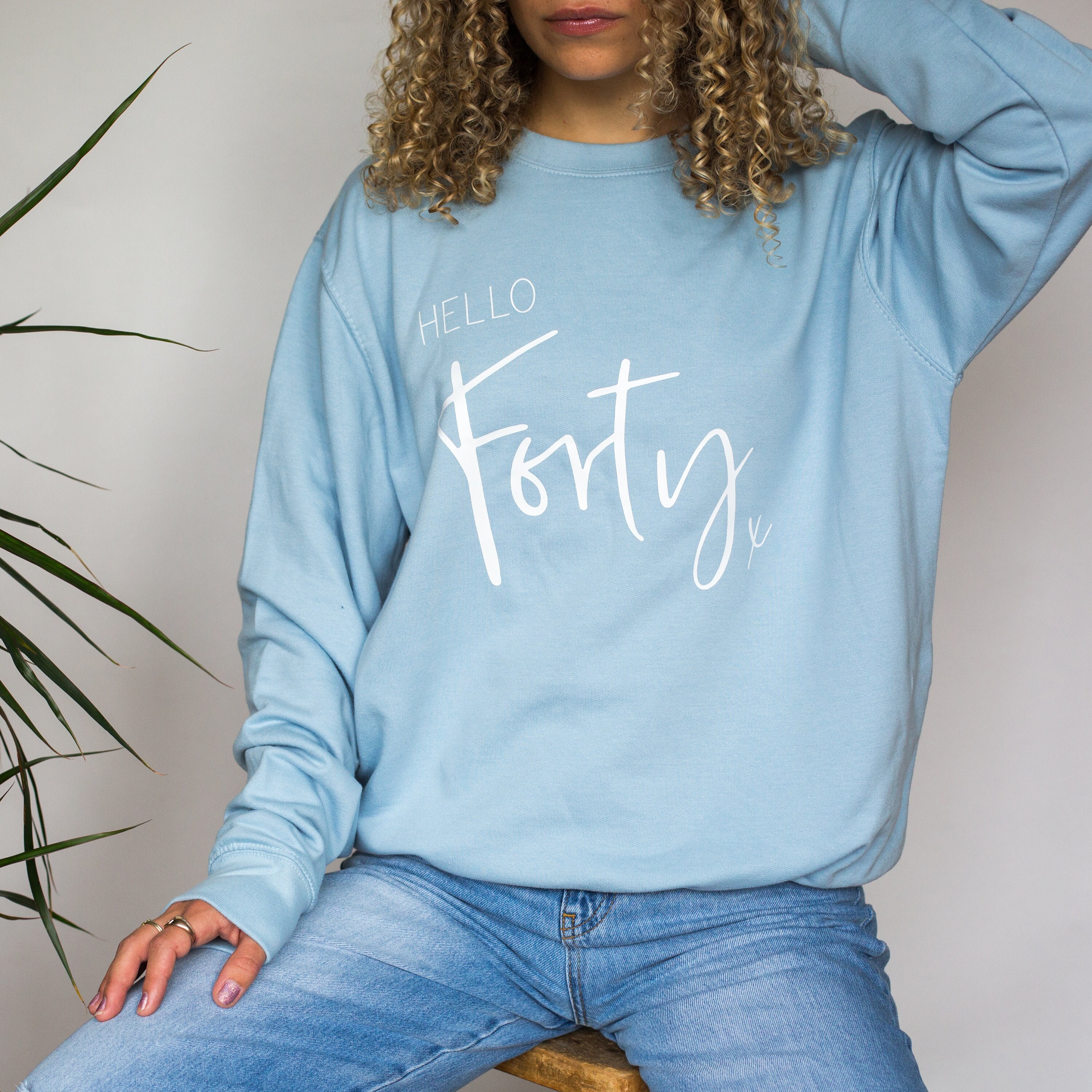 Hello Forty Birthday Sweatshirt 40th Birthday Gift for Women - Etsy