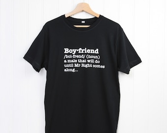 Personalised Boyfriend definition Shirt for Men, boyfriend funny birthday gift for him, boyfriend anniversary valentines day gift