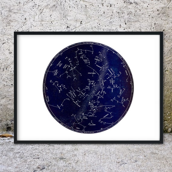 Framed Star Chart