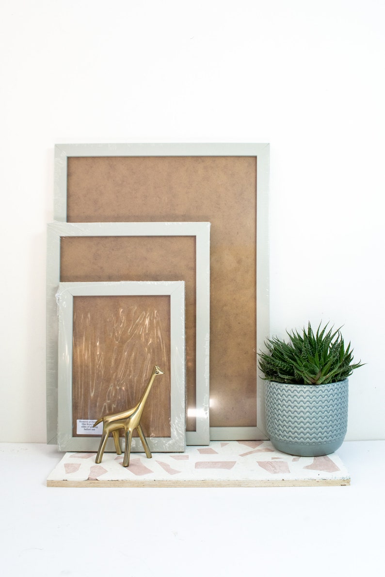 Gray Picture Frame A5 A4 A3 Gray Frame Gray Photo Frame Etsy