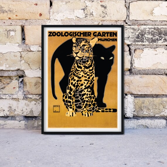 Digital Download Antique Advertising Print 'zoologischer - Etsy