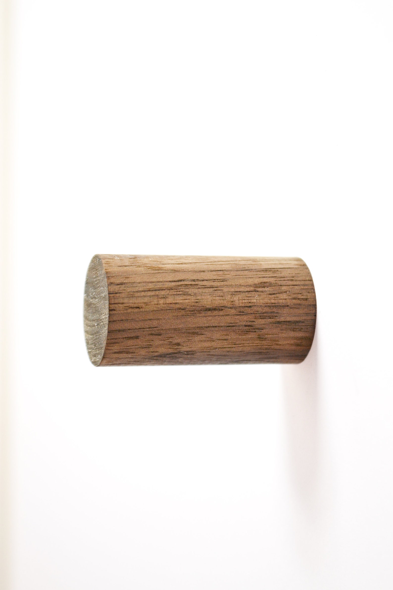Walnut Wood Dowel Wall Hook Minimalist Coat Hook Modern Wall Etsy