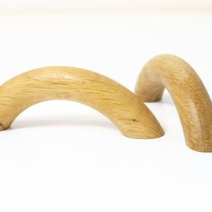 Oak Wood Drawer Handles, Minimalist handle Modern cabinet pulls, Wood cabinet Pull, cabinet door handles, handmade oak wardrobe handle