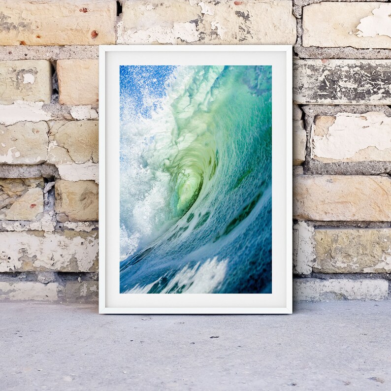 Framed Set of 3 Prints Relaxing Ocean Print Calm Water Calm Etsy UK