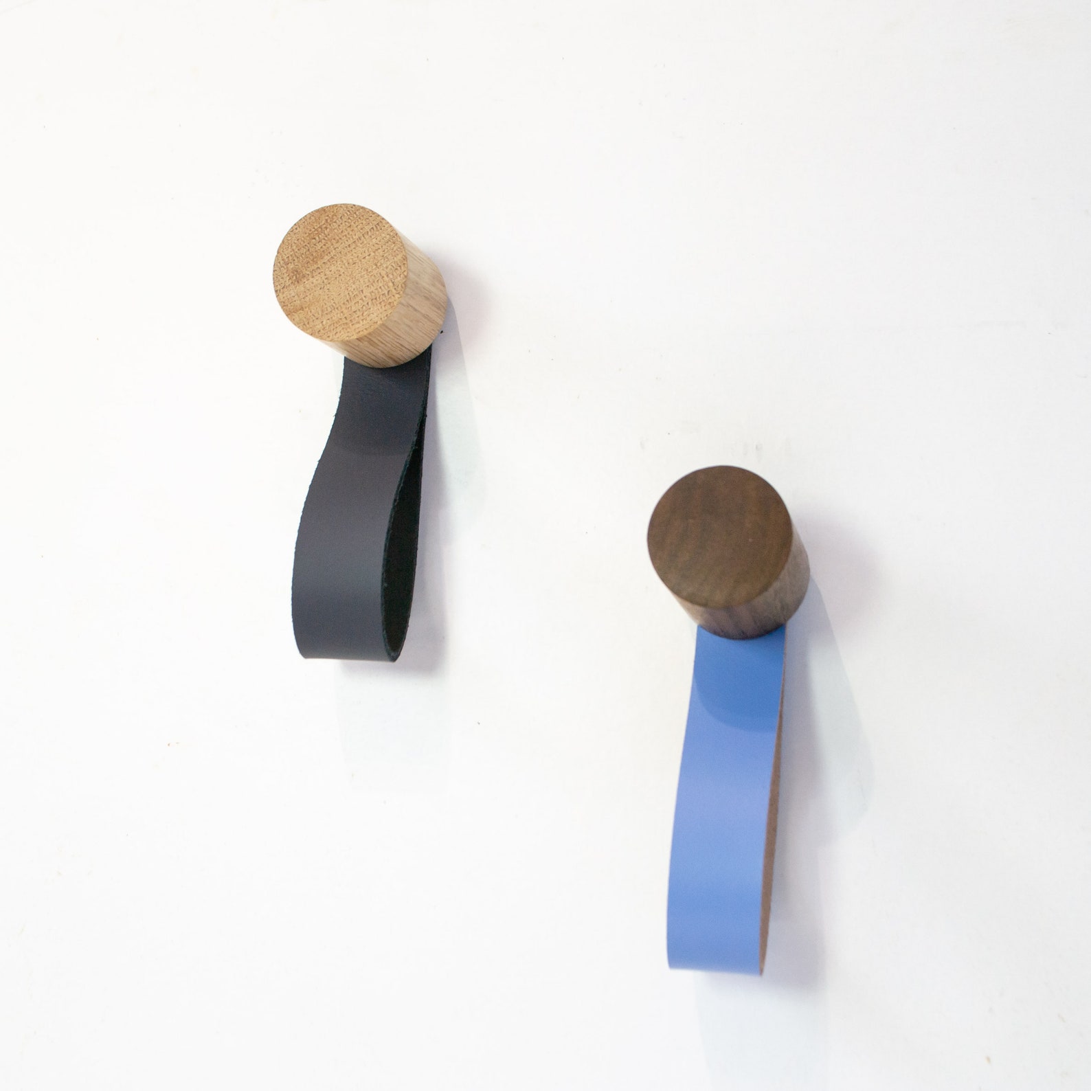 Walnut Wood Dowel Wall Hook Minimalist Coat Hook Modern Wall Etsy