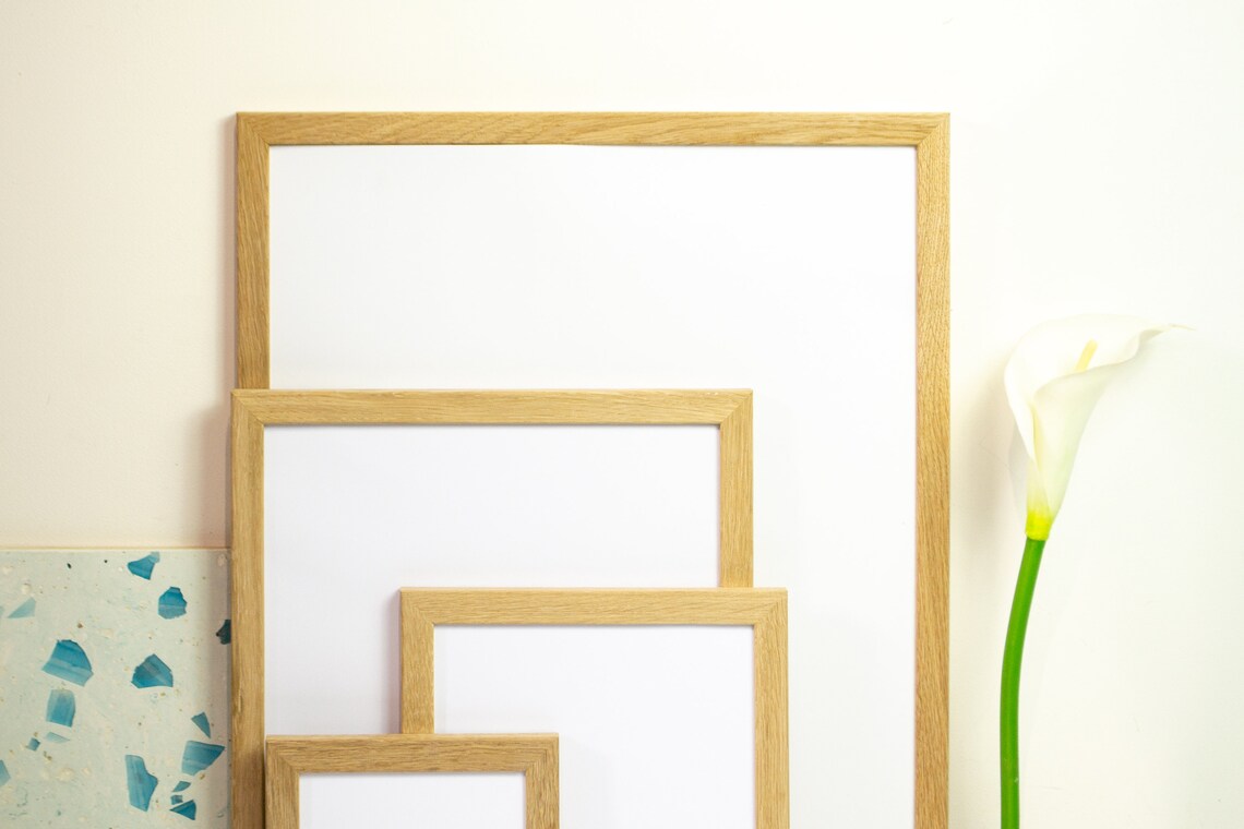 Solid Oak picture frame A5 A4 A3 A2 wood frame oak photo Etsy