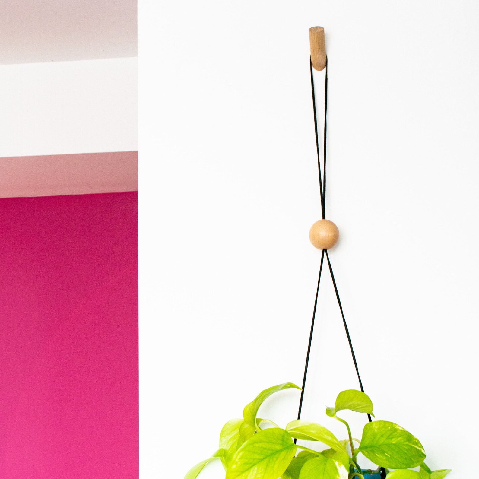 Oak Wood Dowel Wall Hook Minimalist Coat Hook Modern Wall Etsy