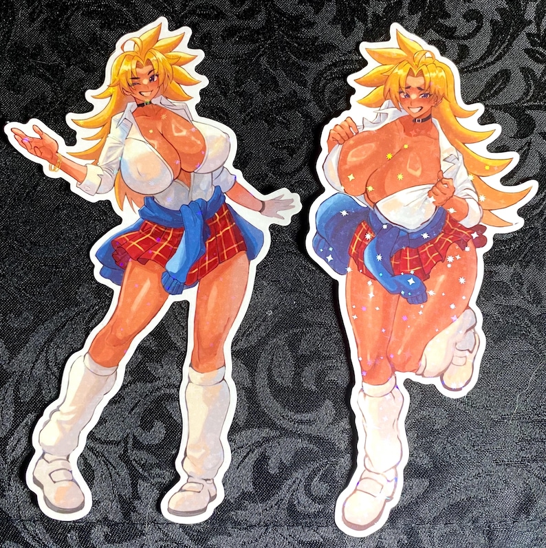 Kyouka 7” Holographic Vinyl Stickers - Etsy