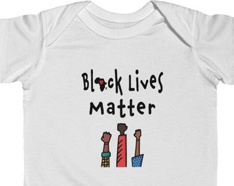 Black Lives Matter Infant Bodysuit, BLM Baby Onsie, Black Owned Shops