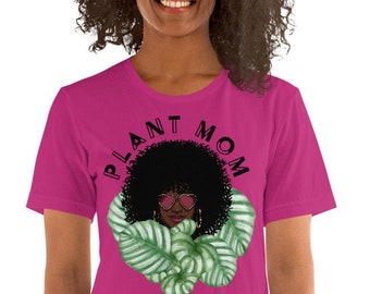 Plant Mom Shirt , Plant Shirt , Houseplant , Plant Gift , Black Plant Lover Gift , Plant Lady , Plant T-shirt , Crazy Plant Lady , Calathea