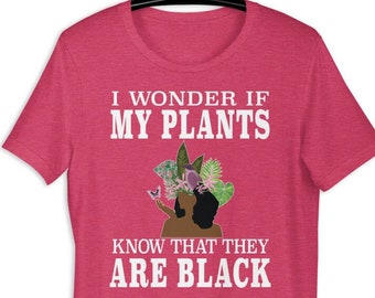 Plant Shirts Funny, Plant Lover, Sarcastic Shirts, Black Plant Mom, Black Owned Shop, Plant Mama, Earth Day Shirt