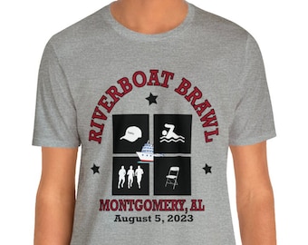 Alabama Riverboat Brawl Chair Montgomery Riverfront Fight Shirt Bama Brawl Funny Meme Tshirt