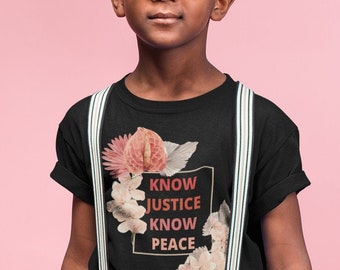 Equality Shirt, BLM Shirt, Black Lives Matter, BLM Kids Shirt, Plant Lover, Black Owned Shops, No Justice No Peace, Anti Racist Shirt
