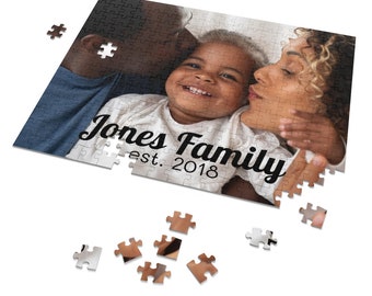 Custom Photo Puzzle 1000 Piezas, Rompecabezas Personalizado 500 piezas, Regalo de Aniversario, Regalo de Bodas, Regalo para Él, 252, 500, 1000-piece