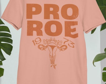 Pro Roe 1973 Comfort Colors T-shirt: Feminist Activist Clothing