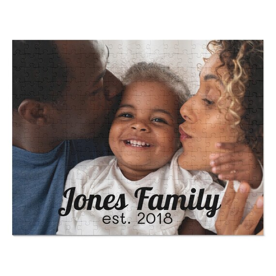 Personalized Jigsaw Puzzle Piece Family Frame, Birthday Gift