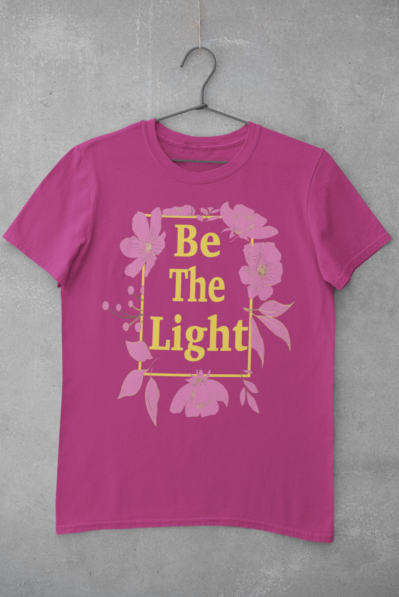 Be The Light T Shirt Positivity Shirt Christian Apparel For - Etsy France