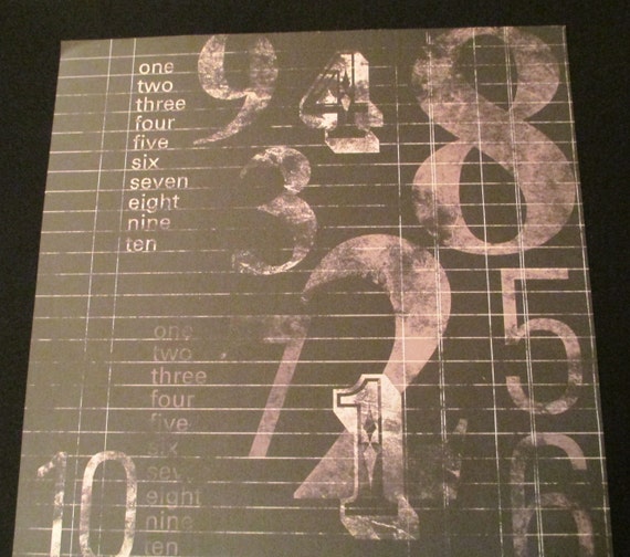 annie counts to 10 12 x 12 double sided scrapbook sheet card etsy