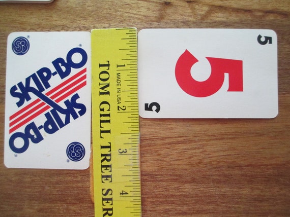 12 Vintage Skip Bo Cards. Random Cards.junk Journals.paper