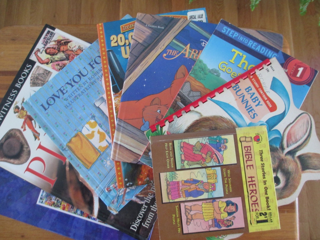 Book Bundle Deal. 8 Books. Fun Learning. Fun Reading. Crafting Etsy