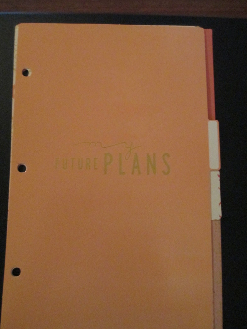 Set Of 3 Mini Planner Dividers And Pocket Planners Etsy