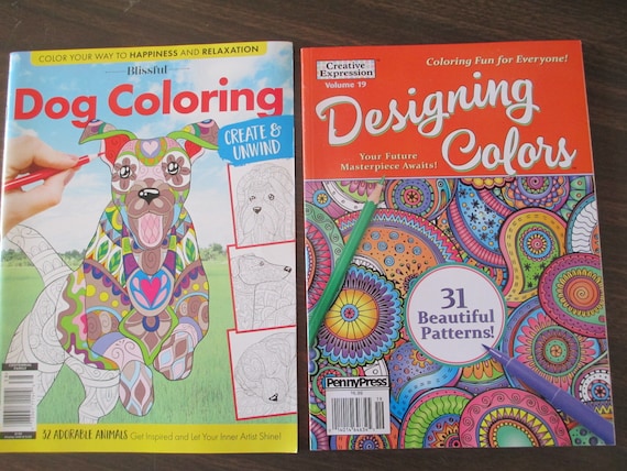 2 New Coloring Books. Kids Coloring. Adult Calming Color Books