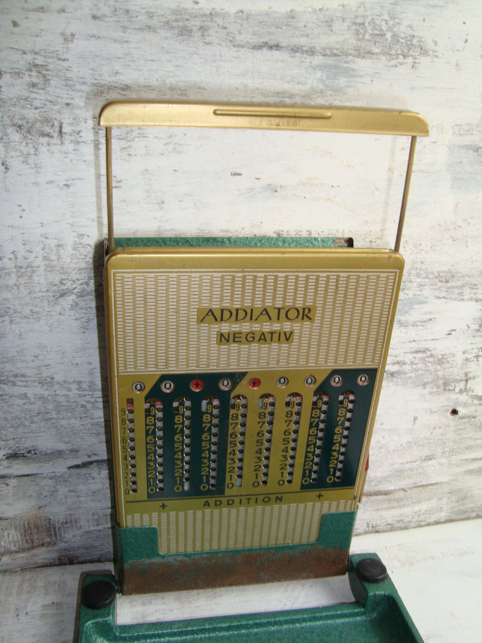 Vintage Addiator Negativ /condition Germany Desktop Stand. Grandfather ...
