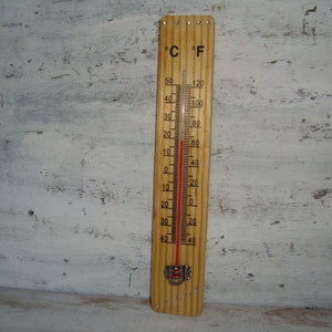 Vintage Thermometer - Holz Thermometer - Holz Thermometer - Innen Thermometer Außen Thermometer - Wand Thermometer,gifts,gift