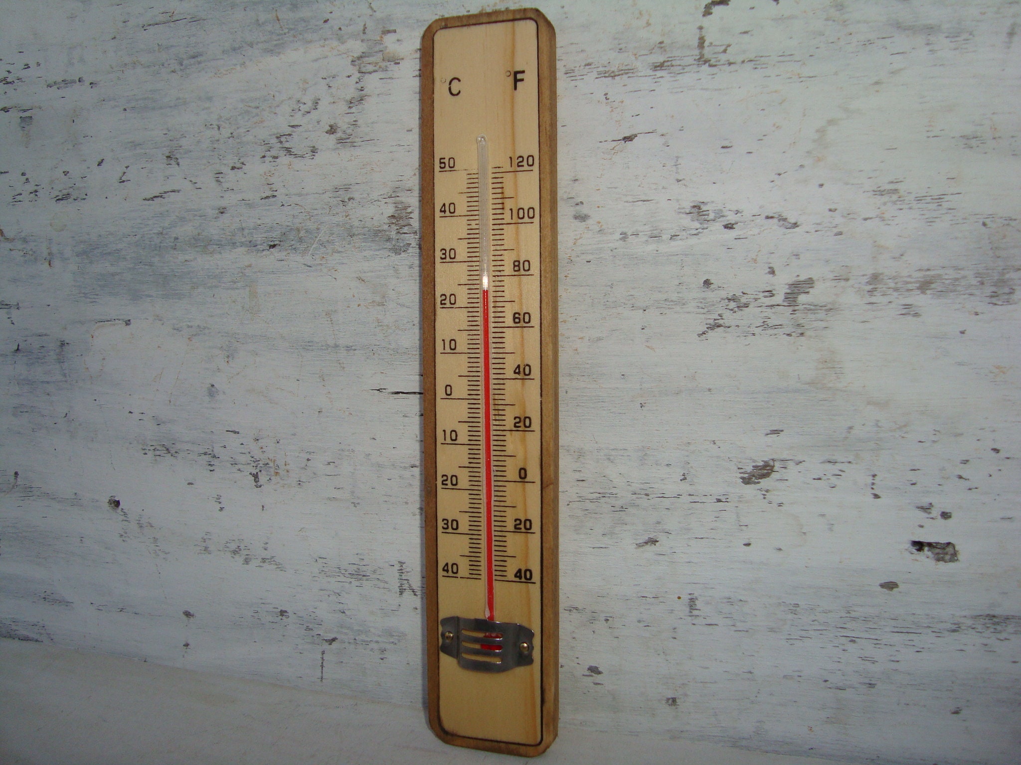 Vintage Thermometer Wood Old Thermometer Wooden Thermometer Indoor  Thermometer Outdoor Thermometer Wall Thermometer 