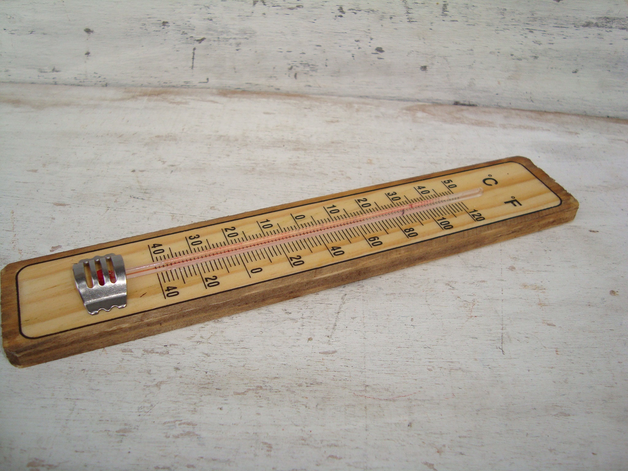 Wooden Indoor Wall Mounted Outdoor Thermometer - China Wooden