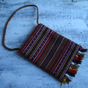 Bag Small .  bag Vintage. Hippie bag. Bag for phone. Bag for book. knitted