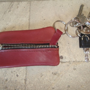 NEVER USED,key case, custom key holder, handmade zipper key wallet , Key Organizer for,gifts,gift