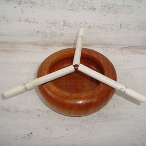 ashtray / gift / wood of walnut / handmade / rustic / best friends gifts /wedding gift /unique /traditional