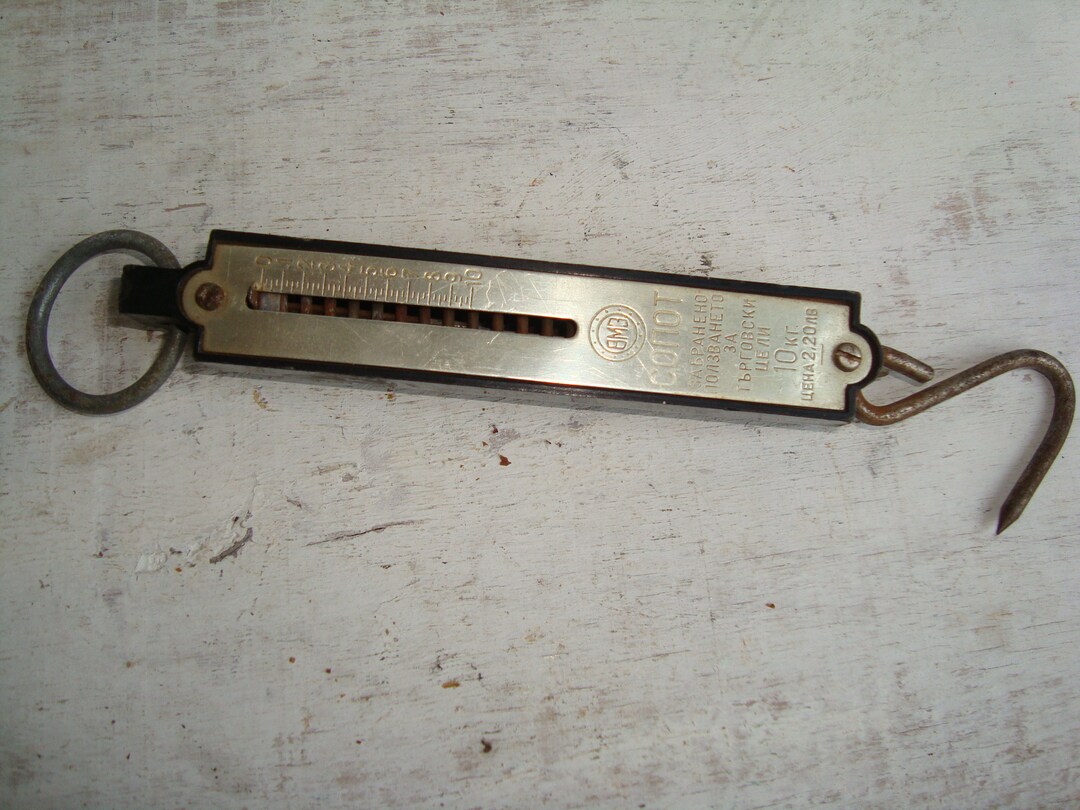 10kg Spring Balance - Traveling Hook Scale - Pocket Metal Balance ...