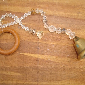 Hanging Bell, Door Chime Champagne Color, Door,Hanging Bell,Hanging brass Bell , Feng Shui, door chime, doorbell ,,housewarming gift