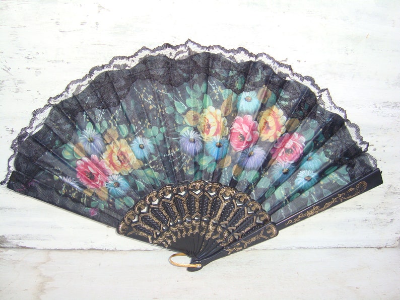 Spanish Style Fan,gift Elegant Hand Held Fan Beautiful Design Hand Fan