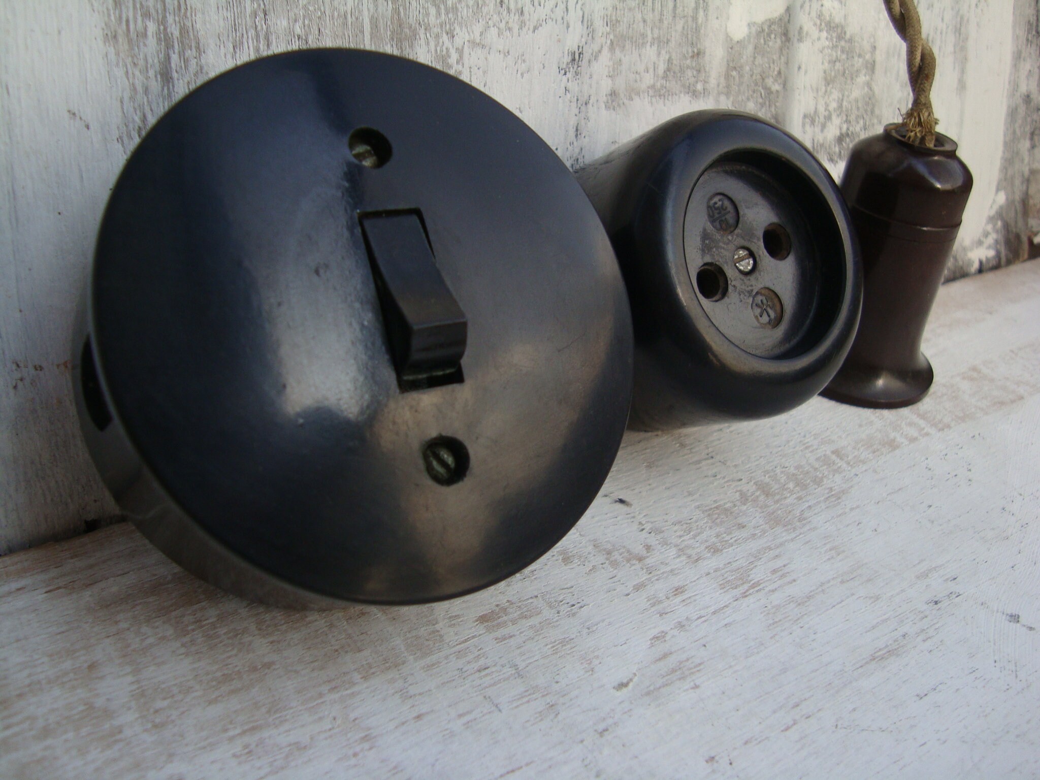 Antique Light Electrical Switch Antique Tool On/off Switch Etsy