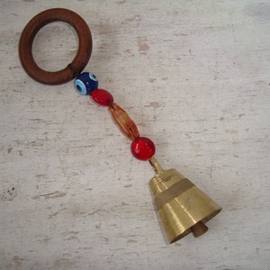 Campana colgante, Puerta, Campana colgante, Campana de latón colgante, Feng Shui, timbre de la puerta, timbre, regalo de bienvenida