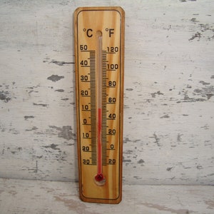 Thermomètre intérieur bois hêtre. - Florol