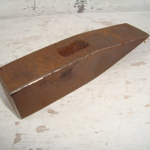Old metal hammer, Vintage hammer, Metal tool, Shoemaker tool, Blacksmith tool, Carpenter tool, Hammer, Farmhouse, Retro decor