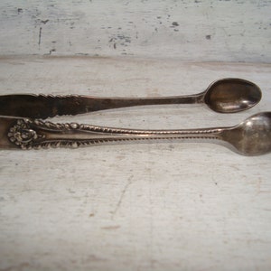 Metal Tongs, metal Bar , Tongs, Cookie Tongs, Mid Century Bar Ice Serving Tongs