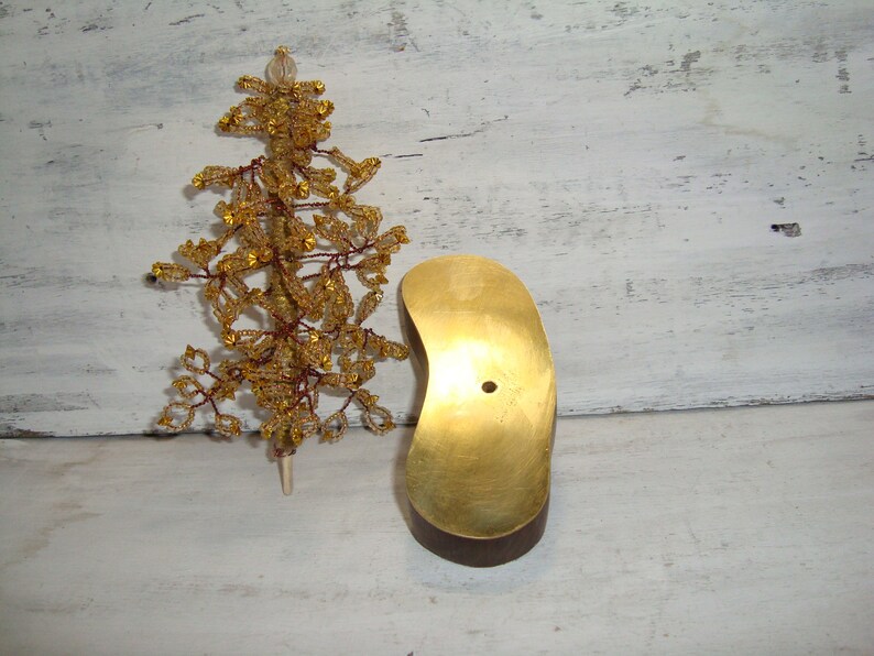 Vintage Tree Christmas Miniature trees of graceful small beads Christma\u0441 tree hande made beds tree . Tree of Life Decorative tree